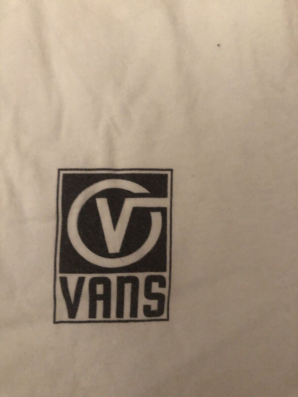 VANS Worldwide Since‎ 1966 Graphic Mint Green Tee Custom Fit Medium Logo